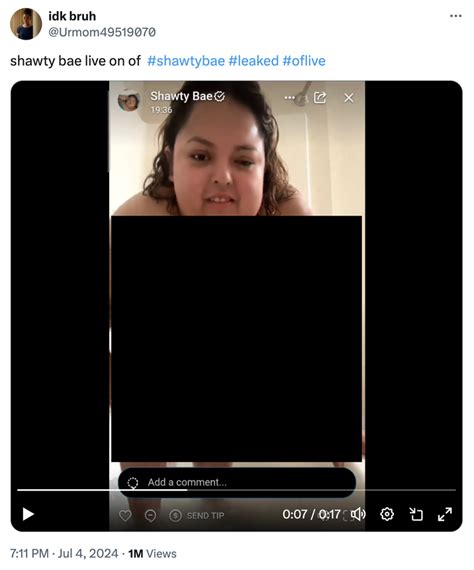 shawty bae leaked nudes|Shawty Bae masturbation with dildo – Onlyfans video leaked